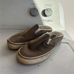 Vans Men's Taupe Slip-On Loafers